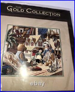 Doll House Tea Party Dimensions Gold Collection Cross Stitch KIT NEW, SEALED