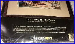 Doll House Tea Party Dimensions Gold Collection Cross Stitch KIT NEW, SEALED