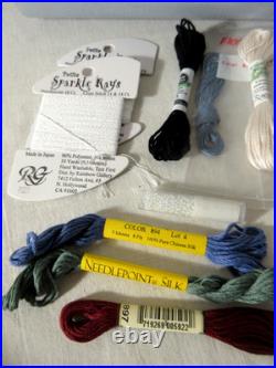 Dorothy Lesher THE SNOWBIRD Embroidery KIT with Silk Threads