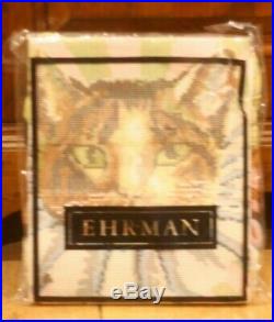 EHRMAN Kaffe Fassett CAT IN A RUFF tapestry needlepoint KIT VINTAGE
