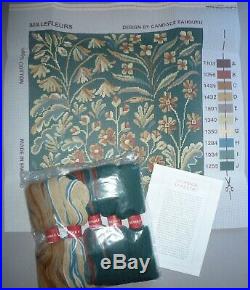 EHRMAN MILLEFLEURS Candace Bahouth MEDIEVAL TAPESTRY NEEDLEPOINT KIT RETIRED