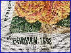 EHRMAN-NEEDLEPOINT KIT Large Kit Elain McCready Roses Very Rare 20x20