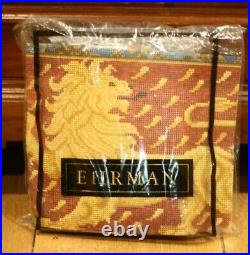 EHRMAN Red Lion NEEDLEPOINT TAPESTRY KIT Candace Bahouth VINTAGE RARE medieval