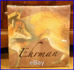 EHRMAN THE FOX CLARET Elian McCready TAPESTRY NEEDLEPOINT KIT retired