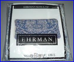 EHRMAN (WILLIAM) MORRIS ROSE TILE by CANDACE BAHOUTH NEEDLEPOINT TAPESTRY KIT