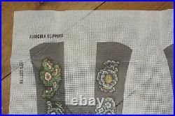 EHRMAN tapestry needlepoint kit AURICULA SLIPPERS by KAFFE FASSETT rare VINTAGE