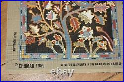 EHRMAN tapestry needlepoint kit NIGHT TREE by KAFFE FASSETT very rare VINTAGE