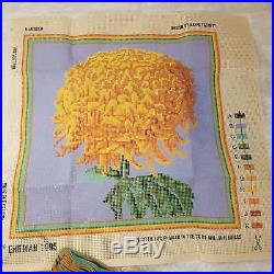 Ehrman 1995 Kaffe Fassett MARIGOLD Tapestry Needlepoint Kit 18.5 Square Retired