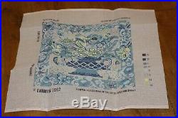 Ehrman Candace Bahouth Portuguese Urn Blue White China Needlepoint Tapestry Kit