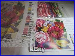 Ehrman Elian McCready Needlepoint Tapestry Kit POSY of Flowers Pillow Cushion