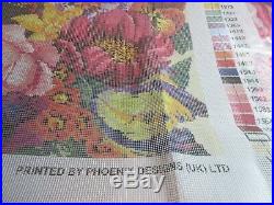 Ehrman Elian McCready Needlepoint Tapestry Kit POSY of Flowers Pillow Cushion