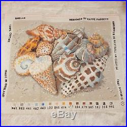 Ehrman Kaffe Fassett 1993 Sea SHELLS on Sand Tapestry Needlepoint Kit Retired