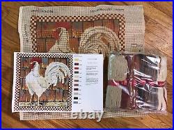 Ehrman Kaffe Fassett WHITE LEGHORN Rooster Needlepoint Tapestry Kit