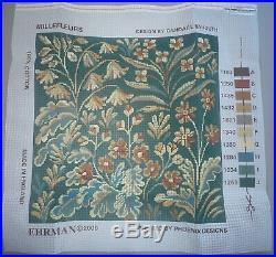Ehrman Millefleurs Candace Bahouth Needlepoint Tapestry Kit Rare