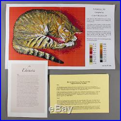 Ehrman NAXOS CAT Tapestry Needlepoint Kit UNUSED from US Seller Sleeping Tabby