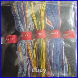 Ehrman Needlepoint Kit Day 4 Sun Moon & Stars 16x16 New