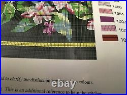 Ehrman Needlepoint Kit WOODLAND SPRING FLOWERS Floral Read Ad WOOL yarn