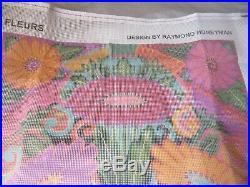 Ehrman Needlepoint Tapestry Raymond Honeyman FLEURS Pillow KIT 1999
