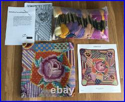 Ehrman Patchwork Rose Kaffe Fassett Cushion Needlepoint Tapestry Kit Retired