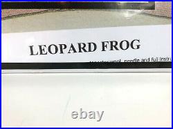 Ehrman Tapestry Elian McReady Leopard Frog Taupe Background Needlepoint Kit