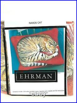 Ehrman Tapestry Naxos Cat Canvas Elian McCready Needlepoint Kit NewithUnopened