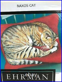 Ehrman Tapestry Naxos Cat Canvas Elian McCready Needlepoint Kit NewithUnopened
