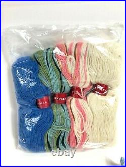 Ehrman Tapestry Needlepoint Kit, BLUE DAISIES, Jill Gordon Retired New Opened