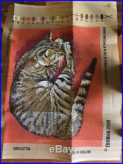 Ehrman Tapestry Needlepoint Kit Naxos Cat
