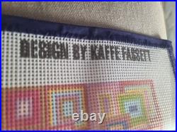 Ehrman Textiles Needlepoint Kit Designed by Kaffe Fassett Overlapping Squares