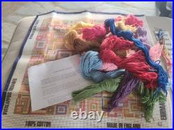 Ehrman Textiles Needlepoint Kit Designed by Kaffe Fassett Overlapping Squares