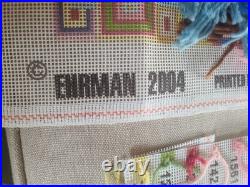 Ehrman Textiles Needlepoint Kit Designed by Kaffe Fassett Overlapping Squares