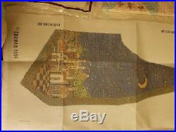 Ehrman needlepoint kit. Starry Night Waistcoat designed by Candace Bahouth