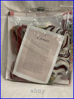 Ehrman tapestry needlepoint kit. Jacobean Rose Vintage 1996