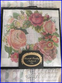 Elizabeth Bradley'A Wreath of Roses' Decorative Victorian Needlework Kit NEW