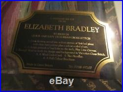 Elizabeth Bradley NIB Kit Needlepoint Tapestry Cotton Morning Glory Trellis