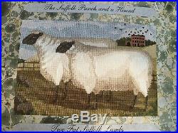 Elizabeth Bradley Needlepoint Kit-Beasts of the Field Two Fat Suffolk Lambs NIB