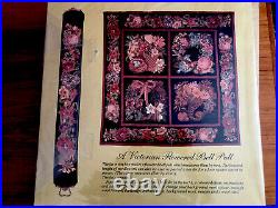 Elizabeth Bradley Needlepoint Kit Cream Victorian Flowered Bell Pull Tapestry