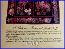 Elizabeth Bradley Needlepoint Kit Cream Victorian Flowered Bell Pull Tapestry
