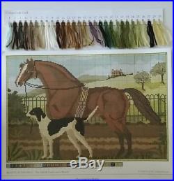 Elizabeth Bradley Needlepoint Kit Includes Canvas, Yarn, Chart, Color Card