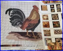 Elizabeth Bradley Needlework Designs Victorian Kit #3 The Cockerel New Free Ship