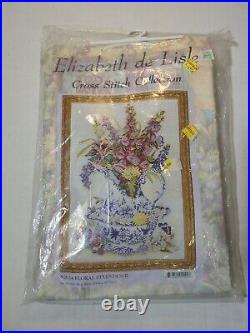 Elizabeth De Lisle Cross Stitch Collection Kit, 82624 Floral Slendour