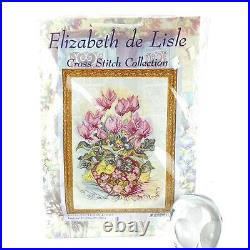 Elizabeth de Lisle WINTER DELIGHT Cross Stitch Kit 82623 20x27 Floral Still Life