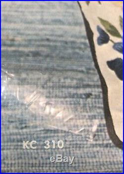 Elsa Williams Crewel Embroidery Pillow Kit JACOBEAN FLORAL #KC310 9x19 READ