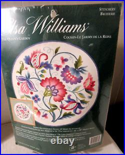 Elsa Williams THE QUEENS GARDEN Crewel Embroidery Kit 00475