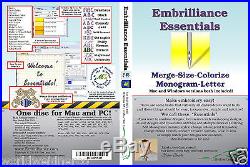Embrilliance Enthusiast & Essentials Combo Machine Embroidery Software Win & Mac