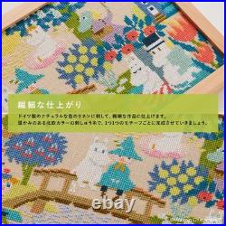Embroidery Kit? Moomin Cross-Stitch Kit On the Bridge in Moominvalley/Frame