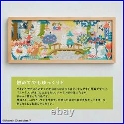 Embroidery Kit? Moomin Cross-Stitch Kit On the Bridge in Moominvalley/Frame