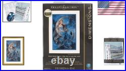 Enchanting Moon Fairy Counted Cross Stitch Kit 10'' x 15'' Gold Collection