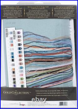 Enchanting Moon Fairy Counted Cross Stitch Kit 10'' x 15'' Gold Collection