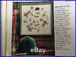 FOX HUNT Elsa Williams Crewel Embroidery Kit #KC658Complete in Original Pkg